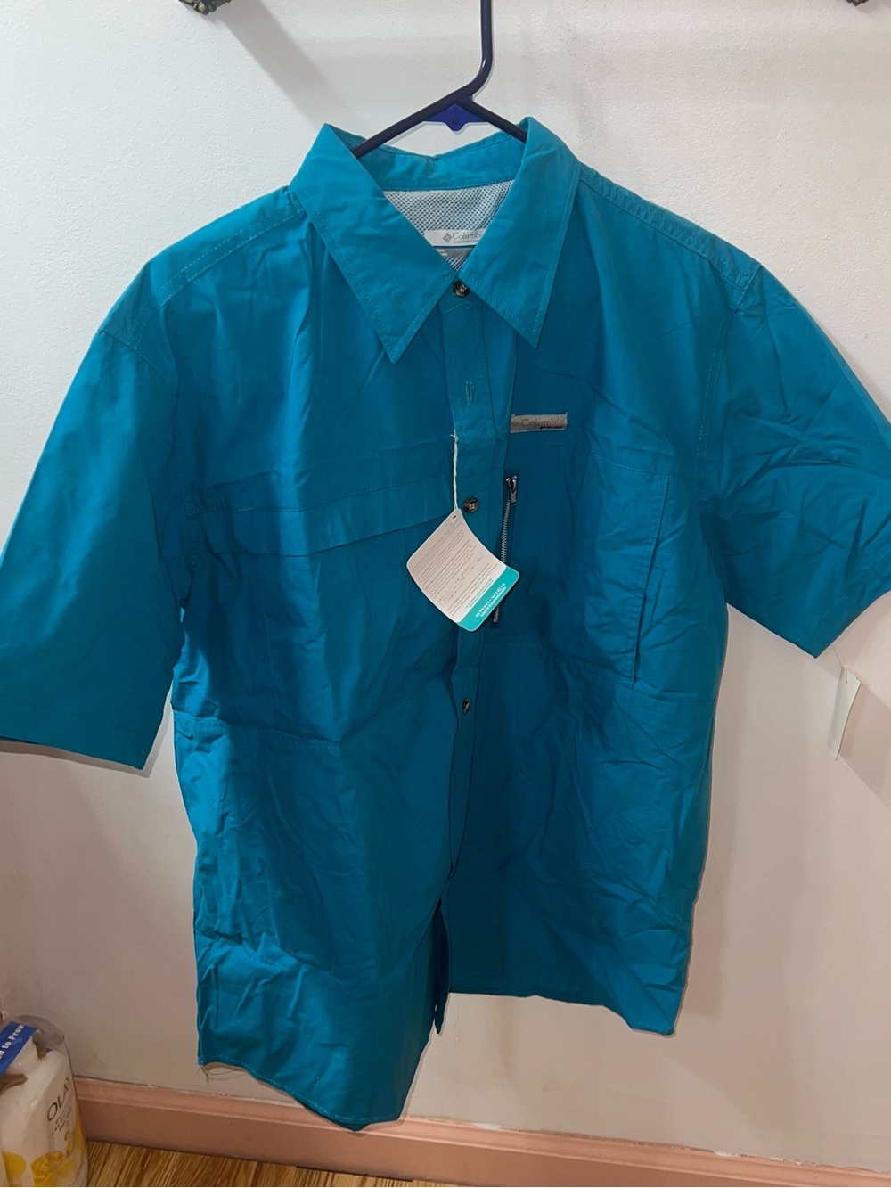 Columbia PFG short-sleeve fishing shirt M